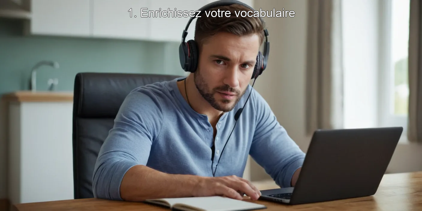 1. Enrichissez votre vocabulaire