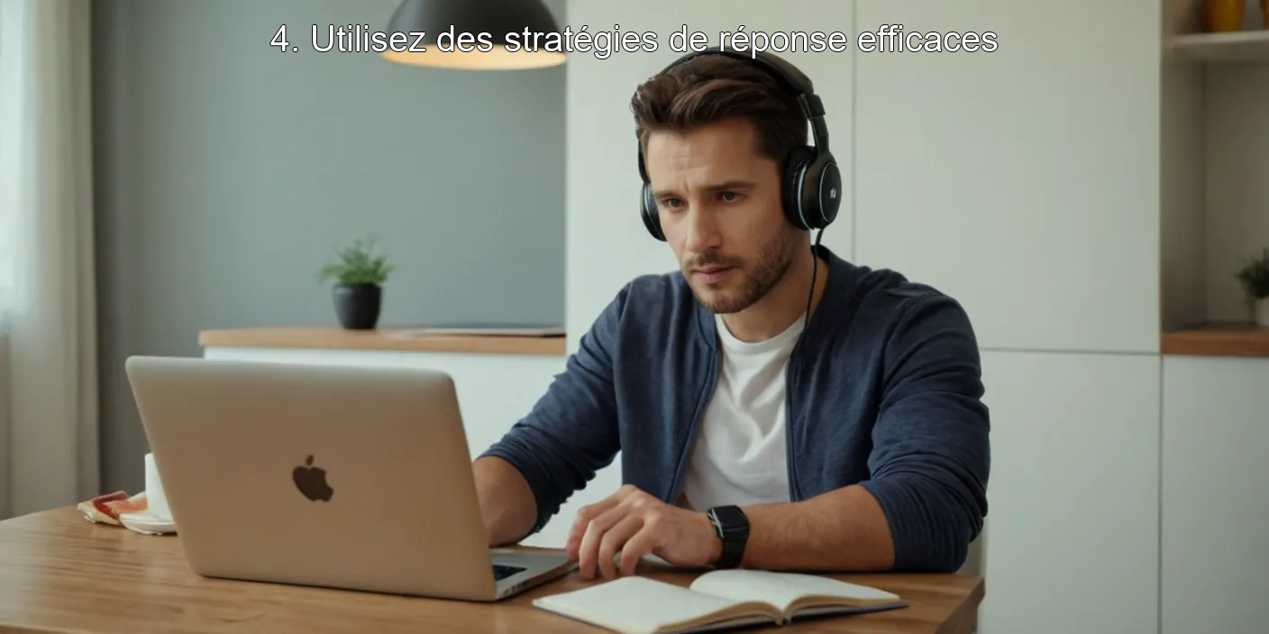 4. Utilisez des stratégies de réponse efficaces