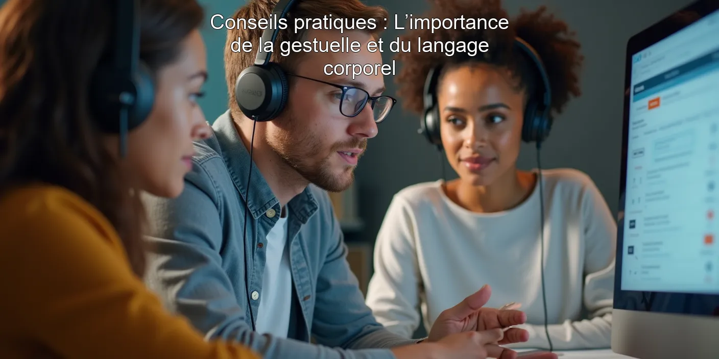 Conseils pratiques : L’importance de la gestuelle et du langage corporel