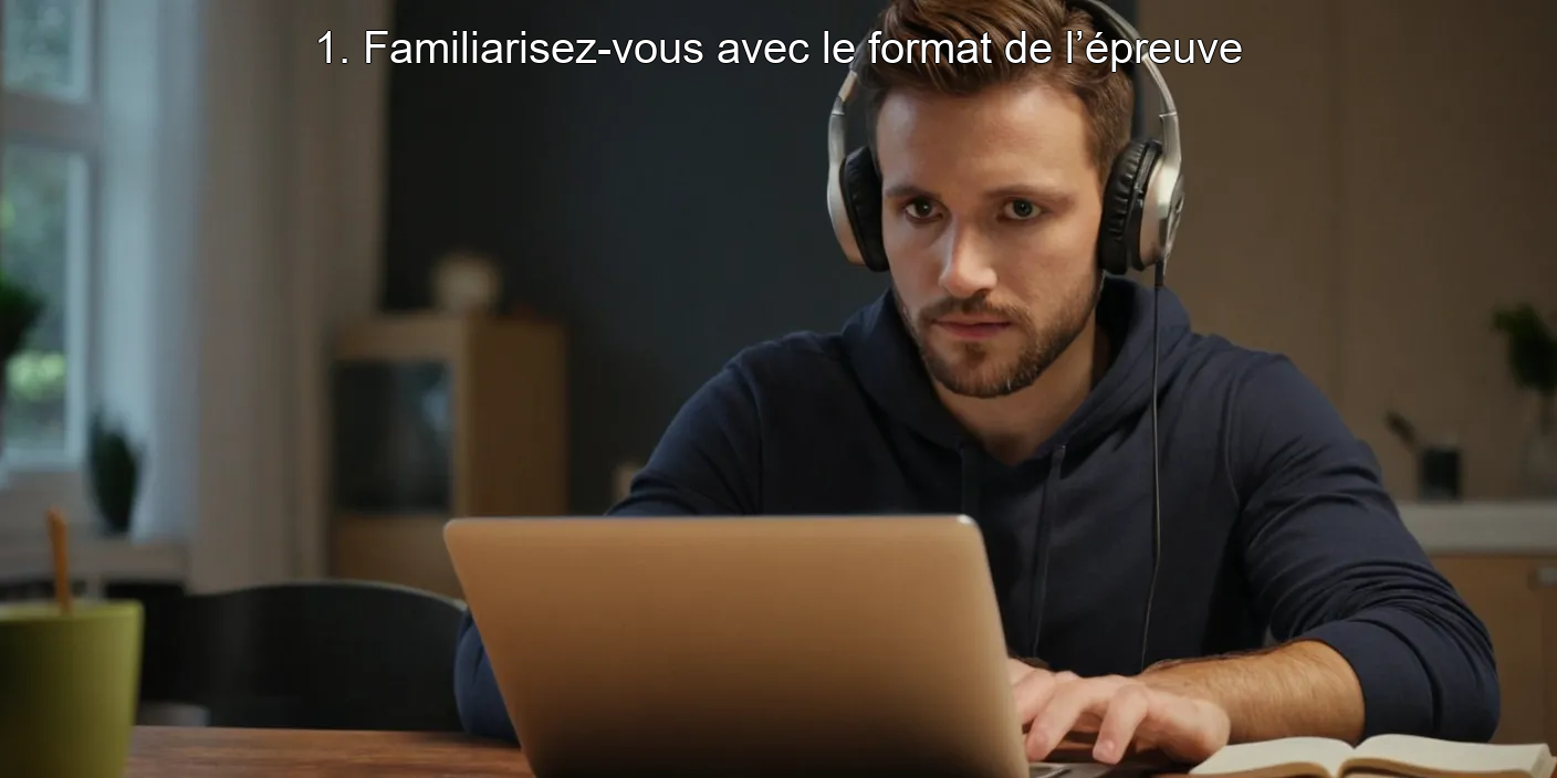 1. Familiarisez-vous avec le format de l’épreuve