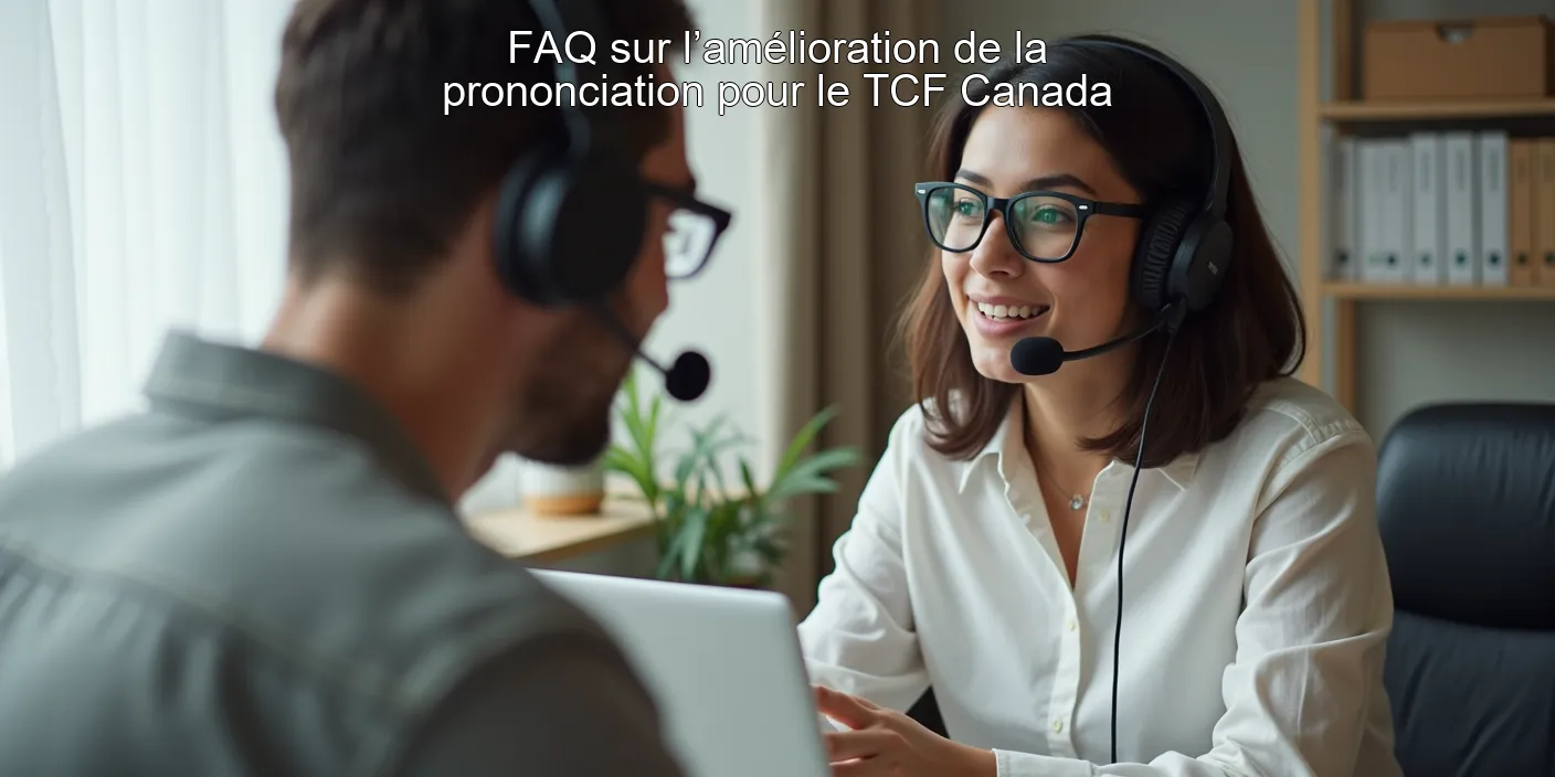 FAQ sur l’amélioration de la prononciation pour le TCF Canada