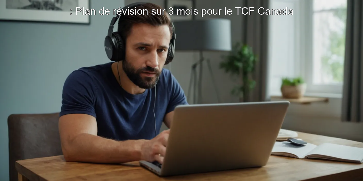 : Plan de révision sur 3 mois pour le TCF Canada