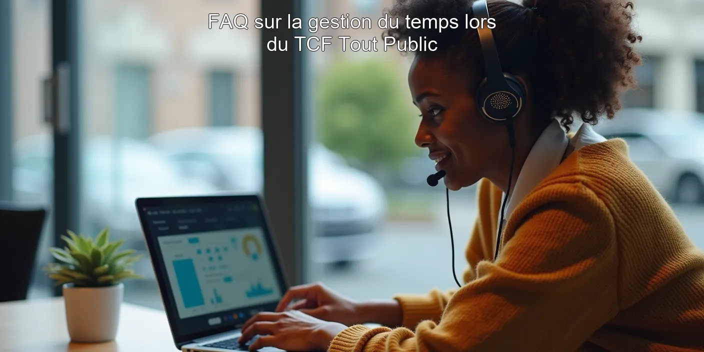FAQ sur la gestion du temps lors du TCF Tout Public