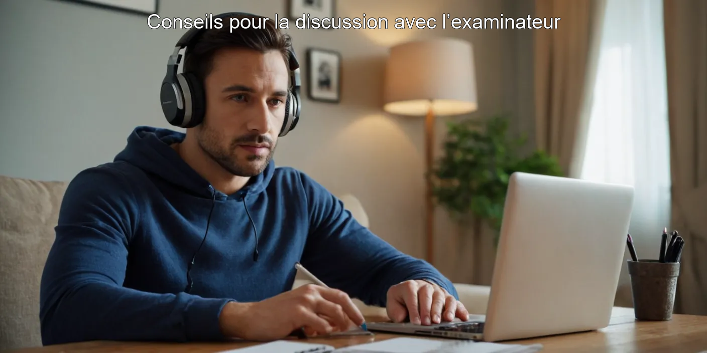 Conseils pour la discussion avec l’examinateur