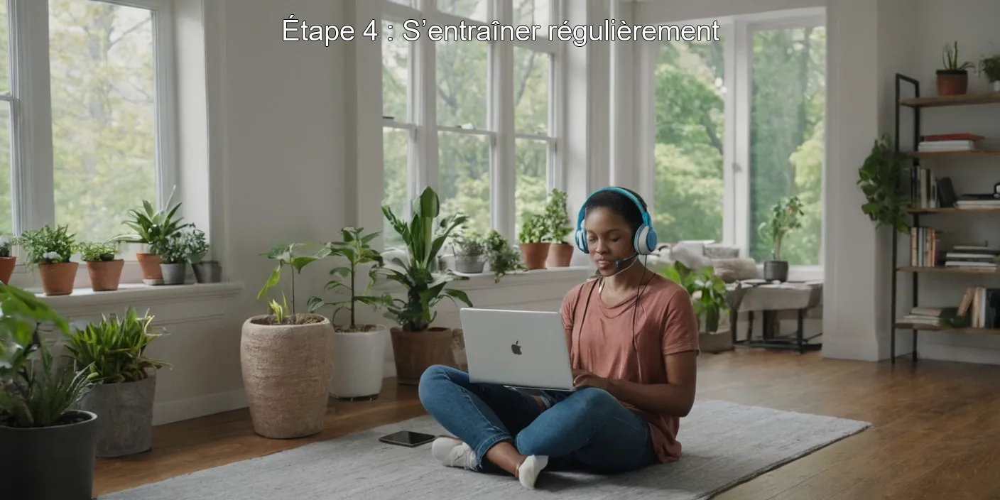 Étape 4 : S’entraîner régulièrement