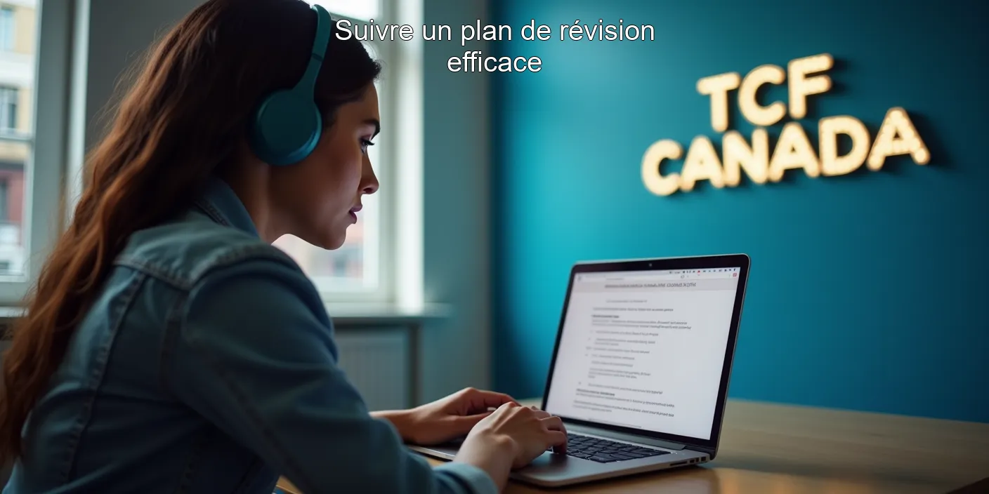 Suivre un plan de révision efficace