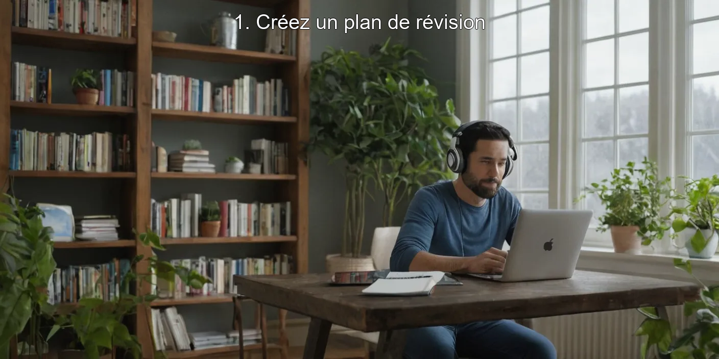 1. Créez un plan de révision