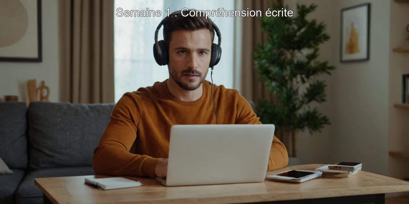 Semaine 1 : Compréhension écrite