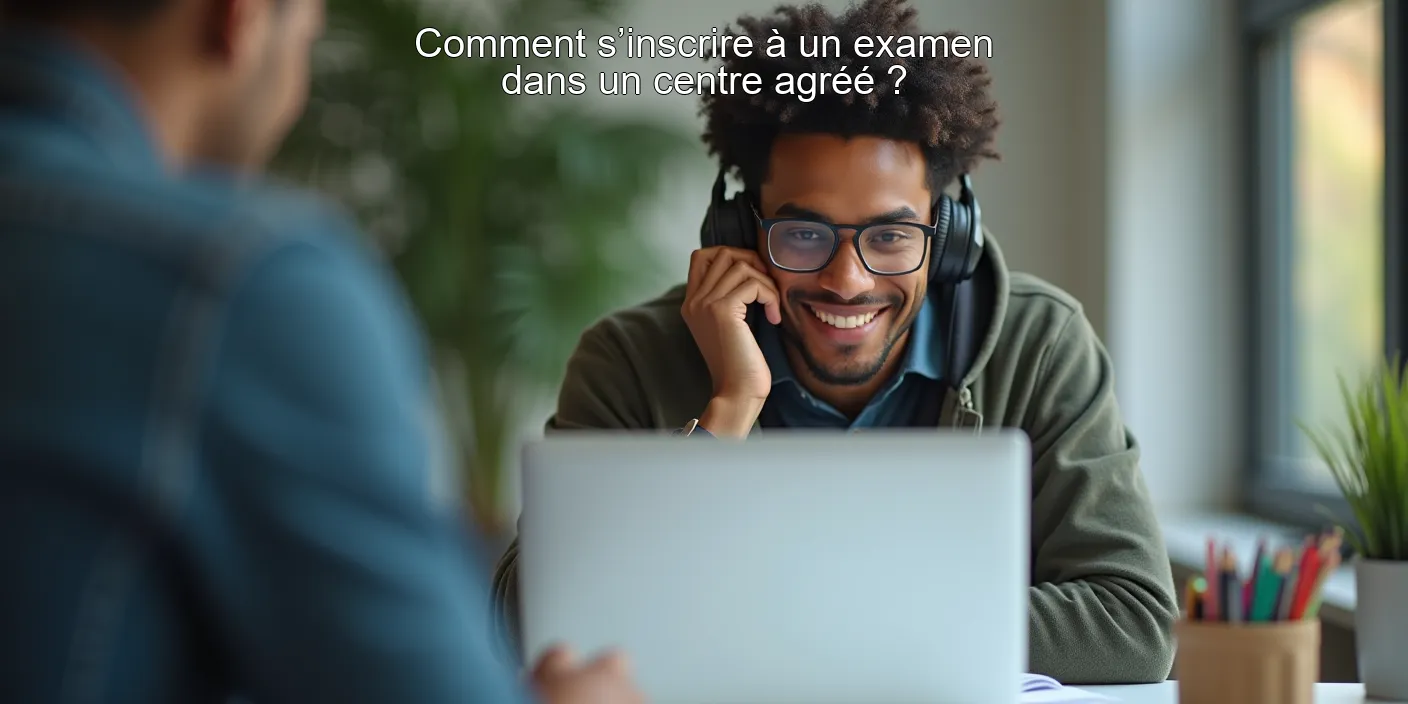 Comment s’inscrire à un examen dans un centre agréé ?