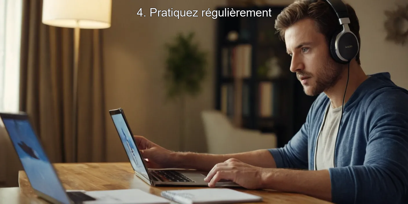 4. Pratiquez régulièrement