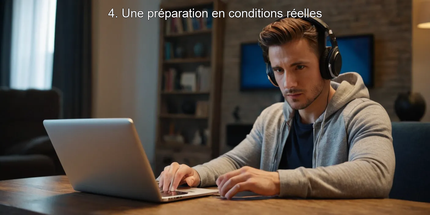 4. Une préparation en conditions réelles