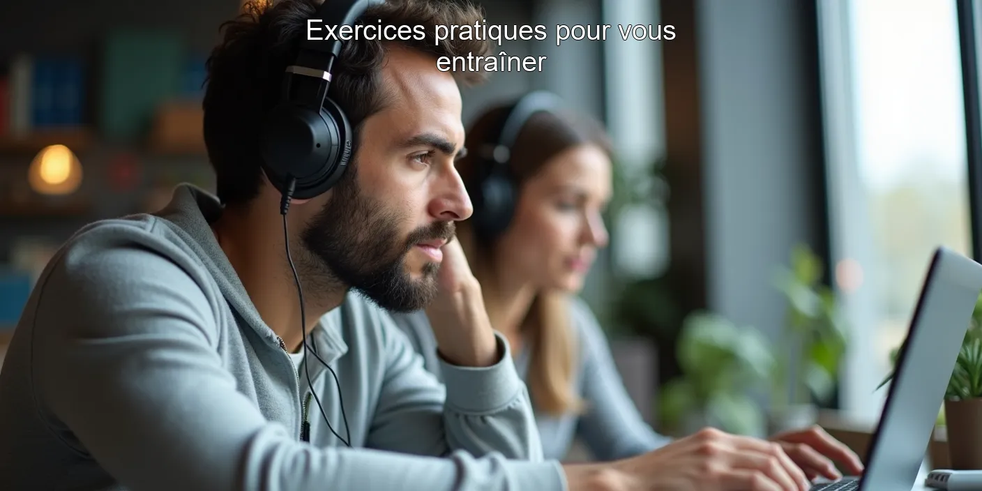 Exercices pratiques pour vous entraîner