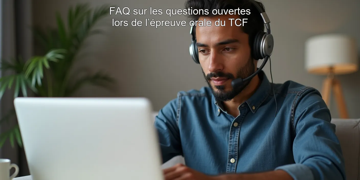 FAQ sur les questions ouvertes lors de l’épreuve orale du TCF