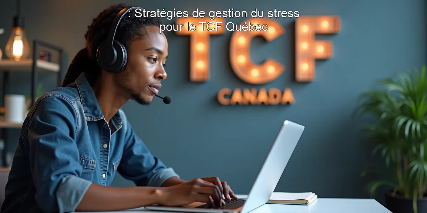 : Stratégies de gestion du stress pour le TCF Québec