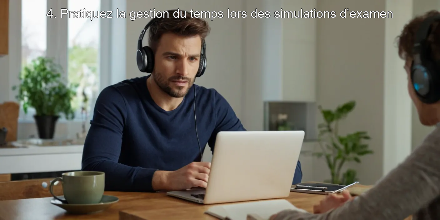 4. Pratiquez la gestion du temps lors des simulations d’examen