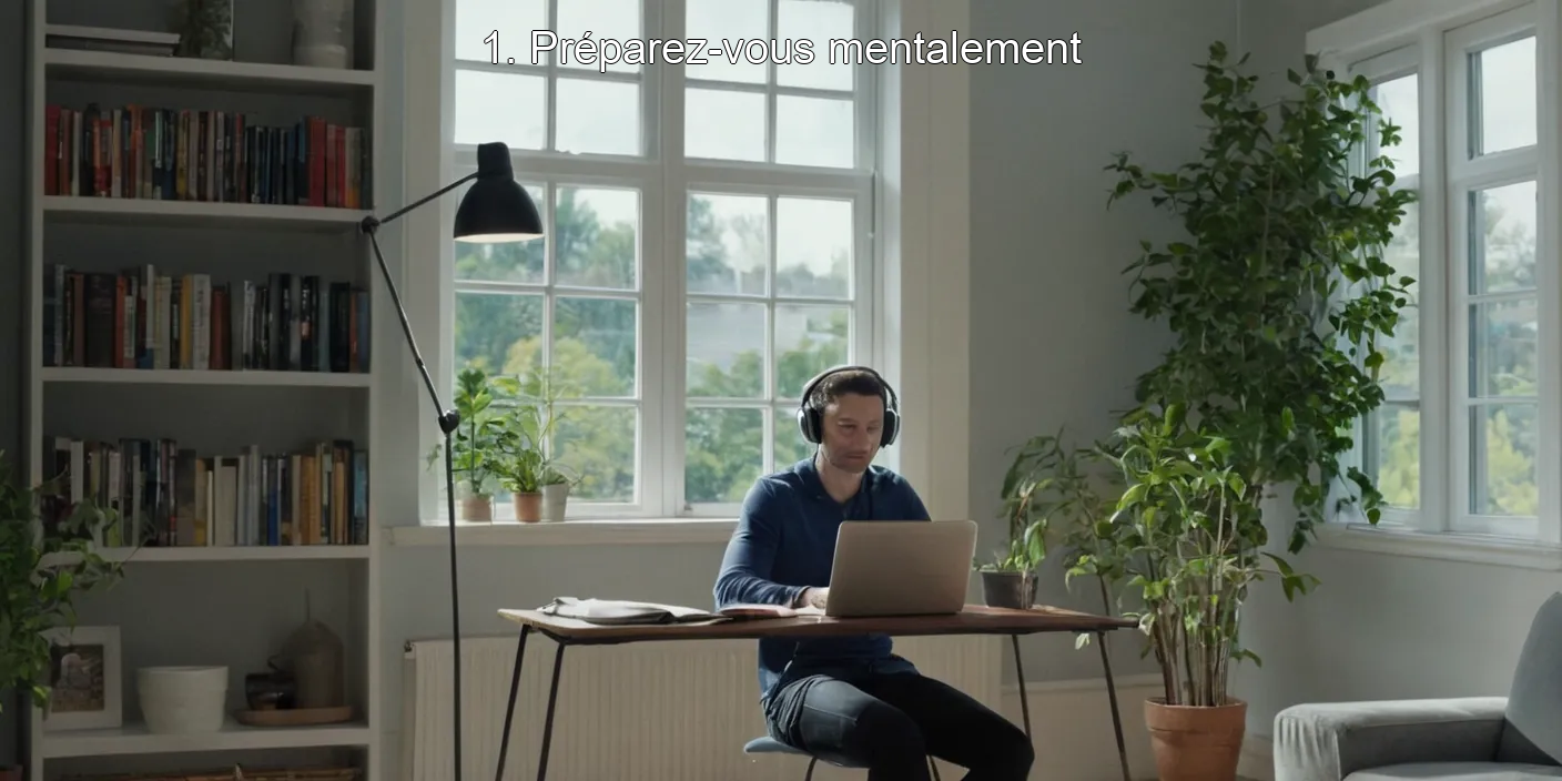 1. Préparez-vous mentalement