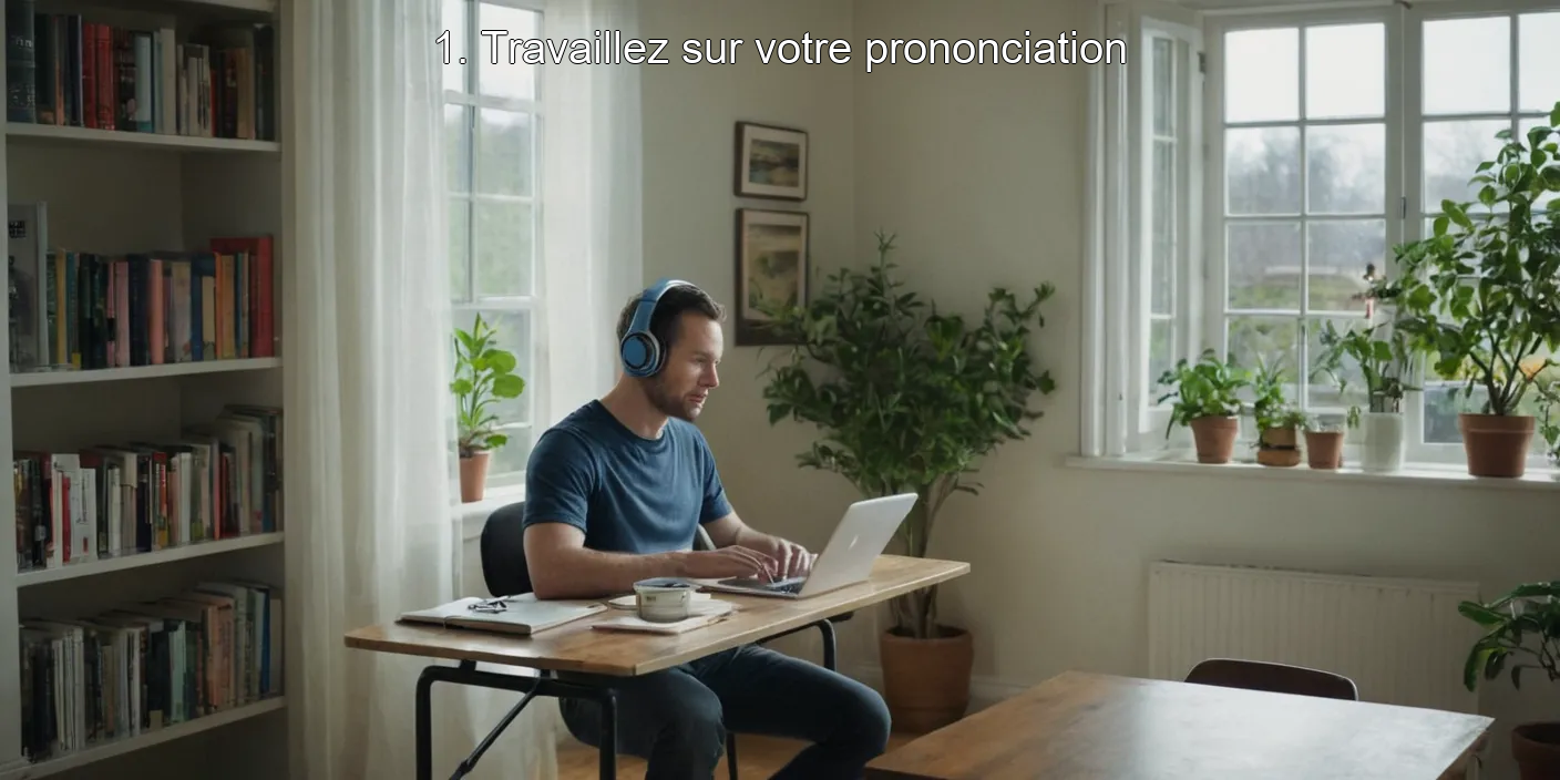 1. Travaillez sur votre prononciation