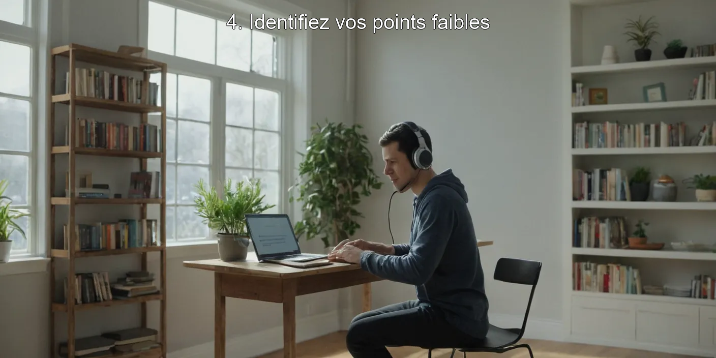 4. Identifiez vos points faibles
