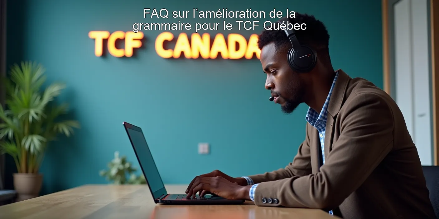 FAQ sur l’amélioration de la grammaire pour le TCF Québec