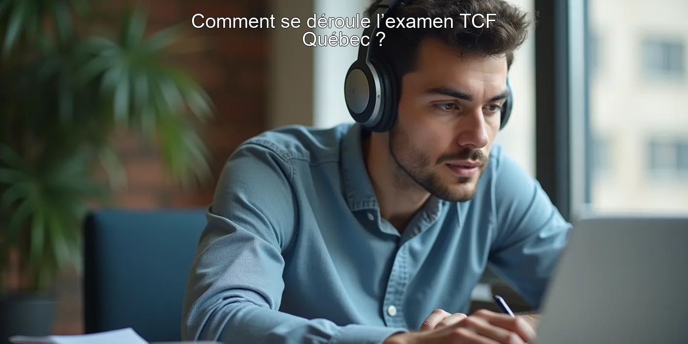 Comment se déroule l’examen TCF Québec ?