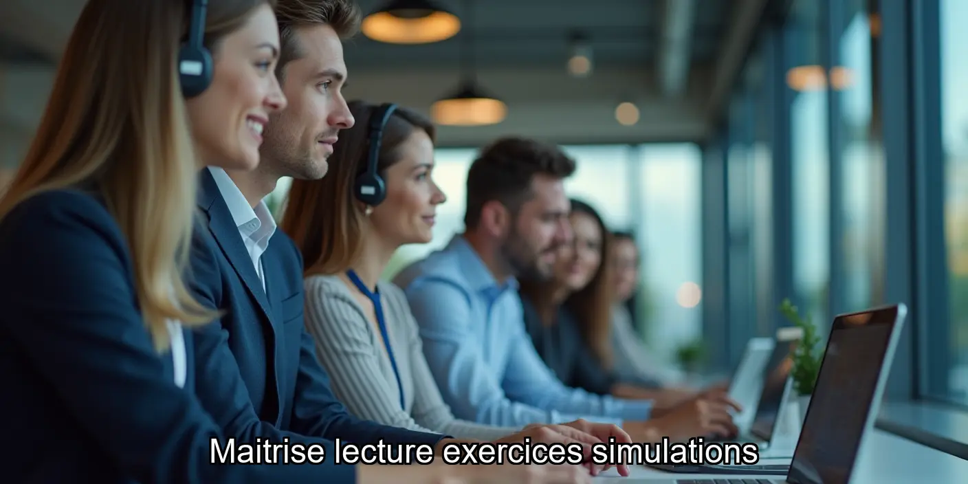 Exercices et simulations pour la compréhension écrite