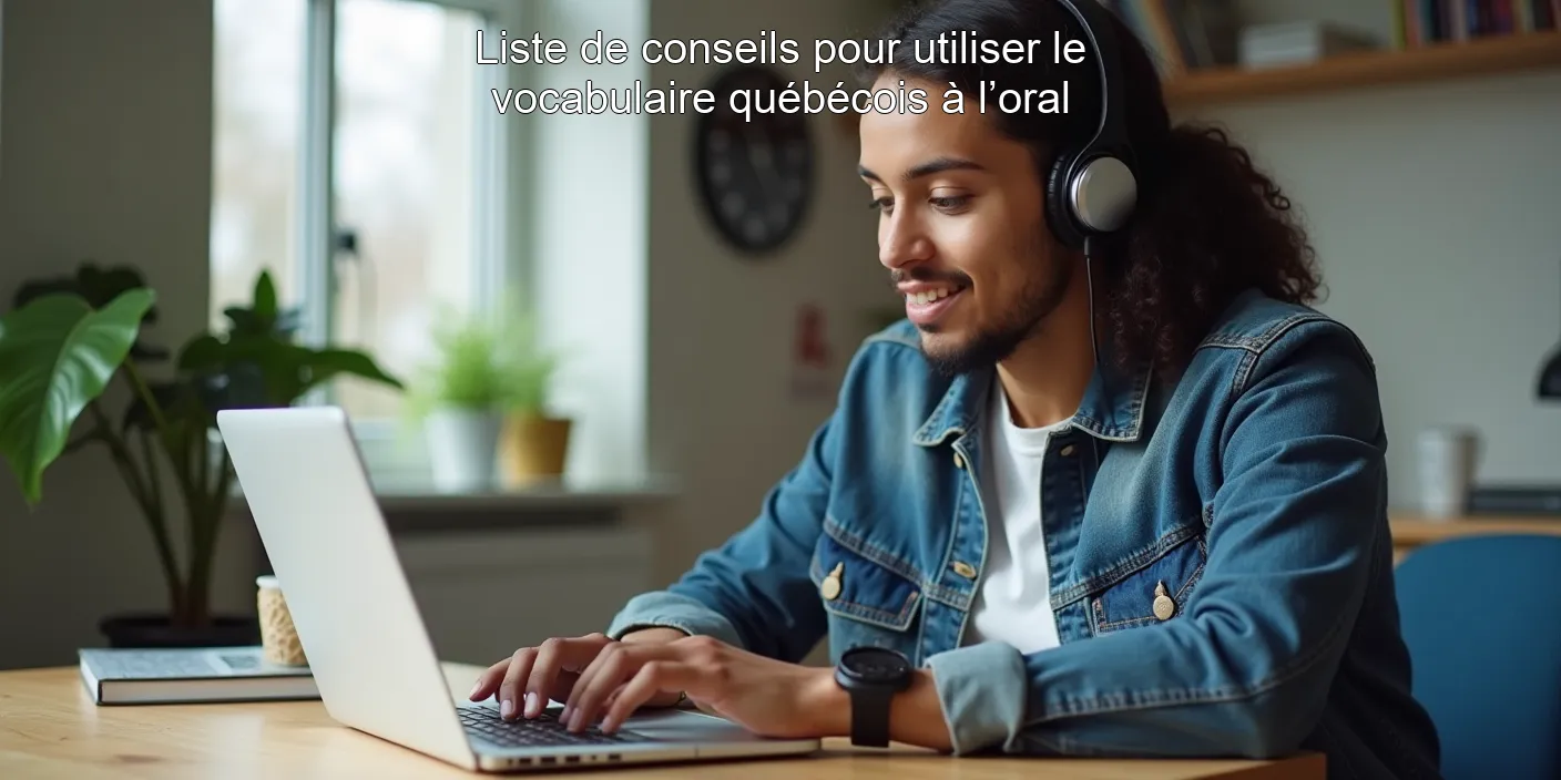 Liste de conseils pour utiliser le vocabulaire québécois à l’oral
