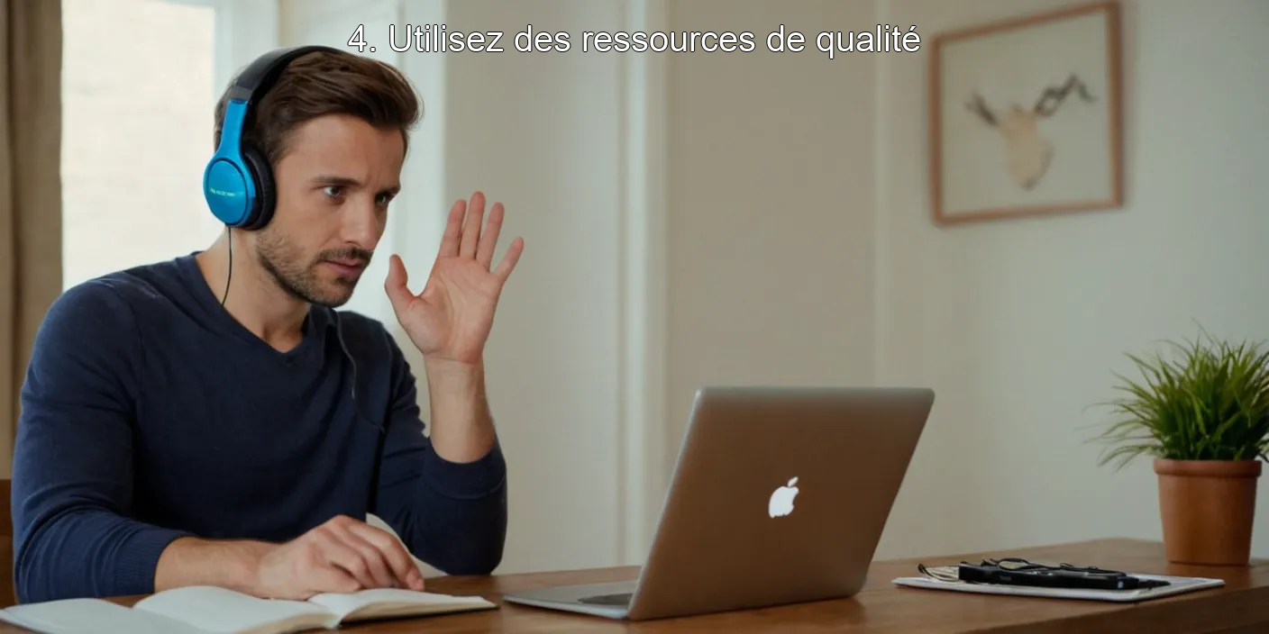 4. Utilisez des ressources de qualité
