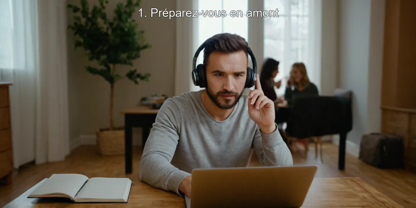1. Préparez-vous en amont