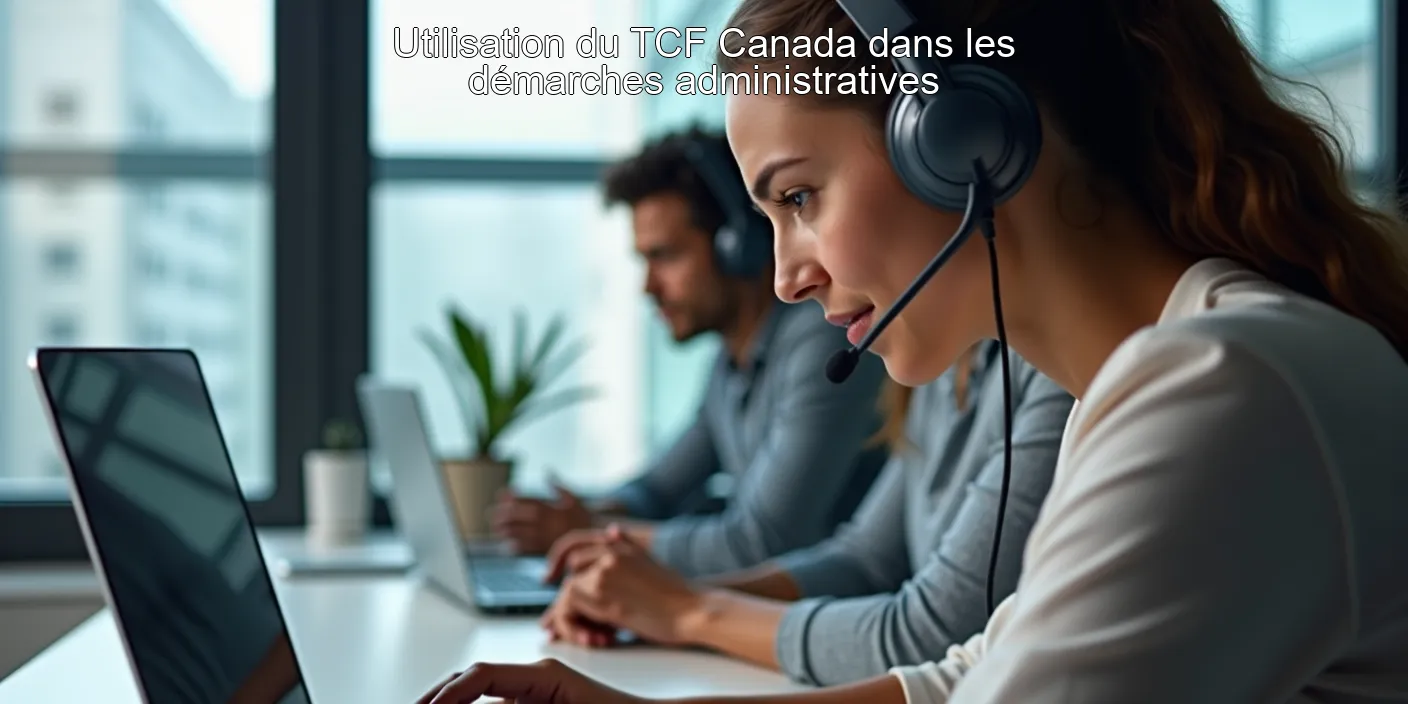 Utilisation du TCF Canada dans les démarches administratives