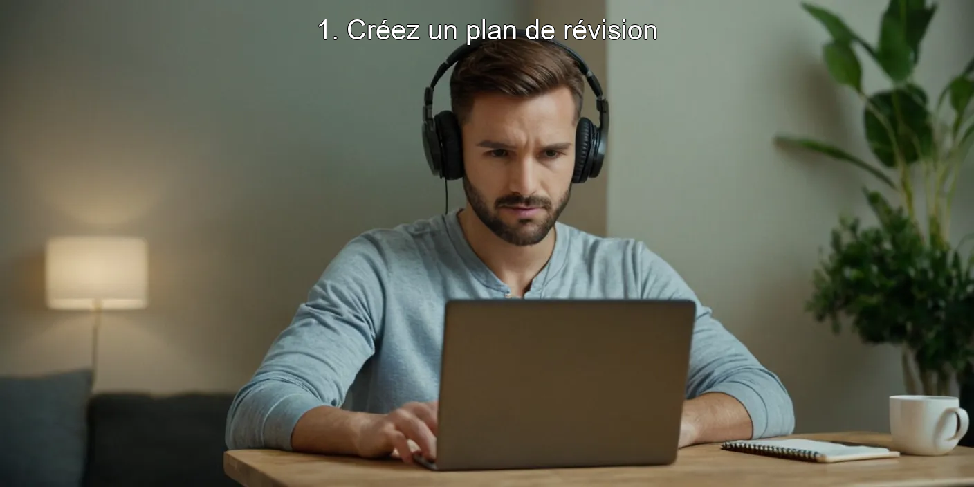 1. Créez un plan de révision