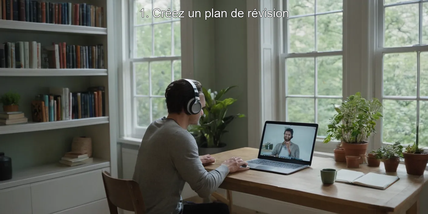 1. Créez un plan de révision