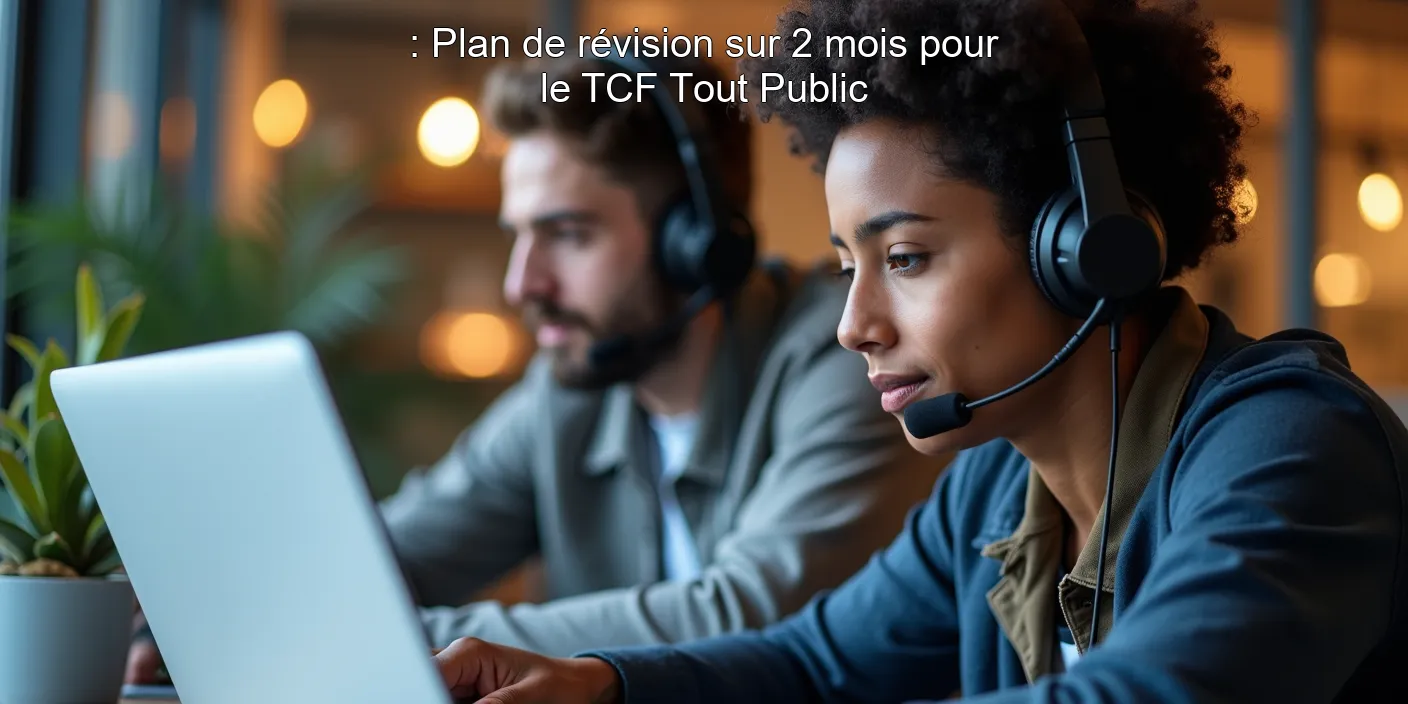 : Plan de révision sur 2 mois pour le TCF Tout Public