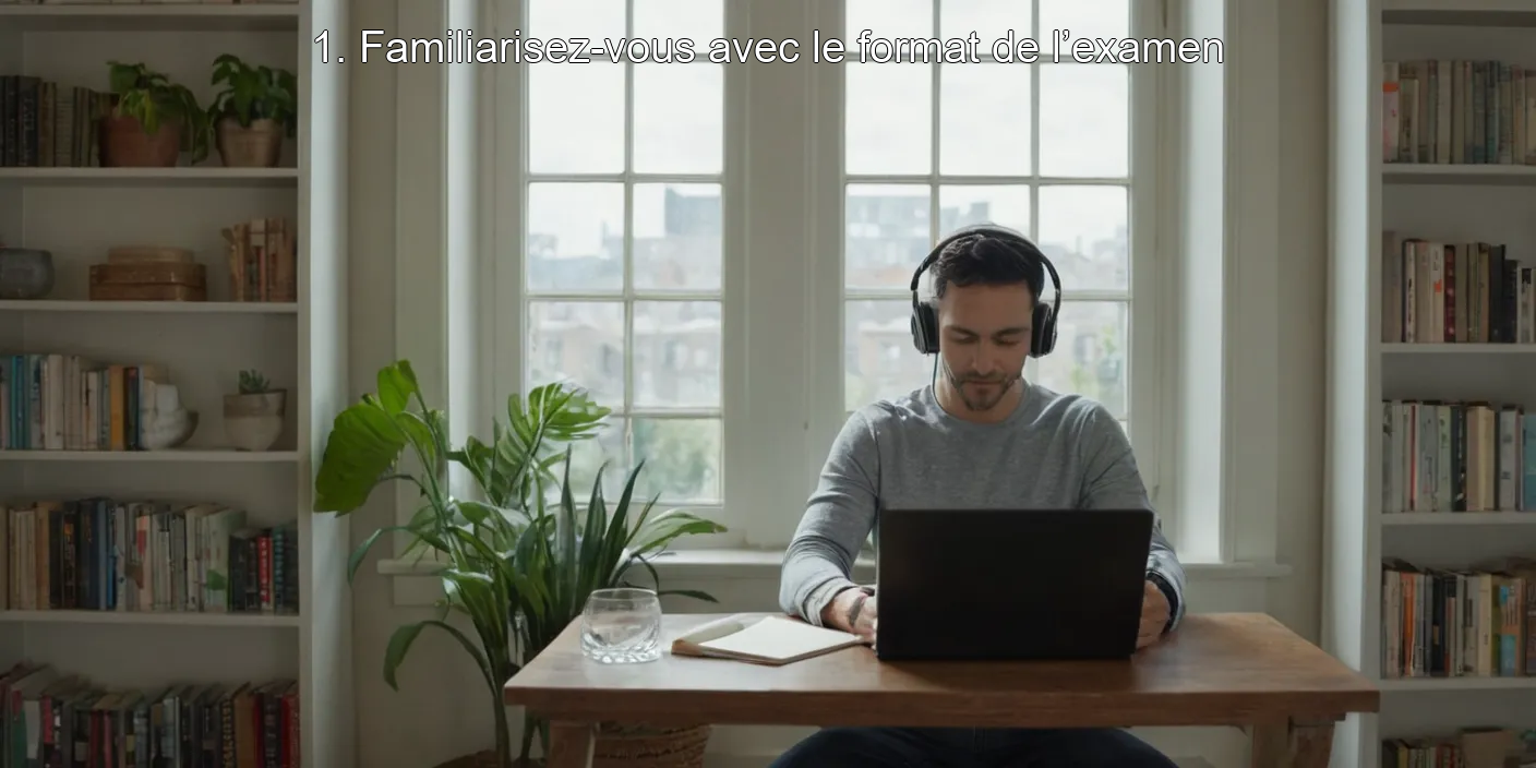 1. Familiarisez-vous avec le format de l’examen