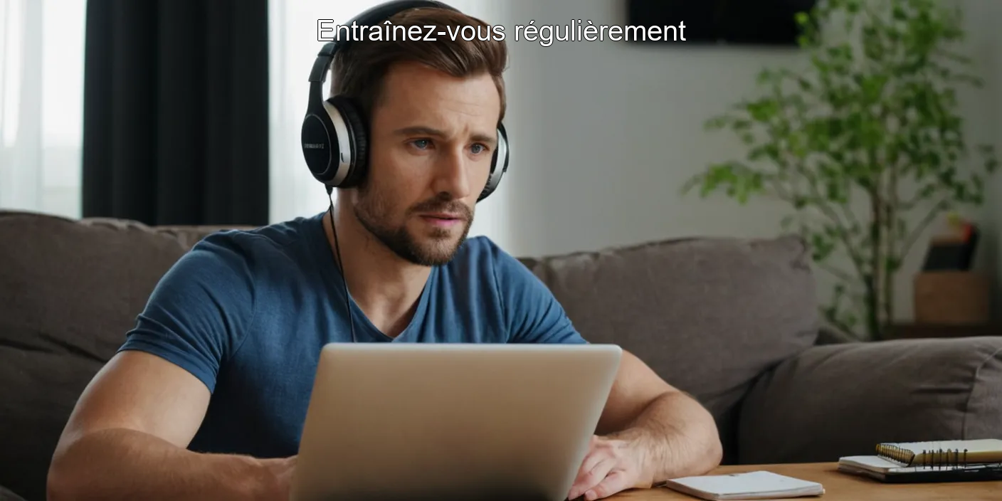 Entraînez-vous régulièrement