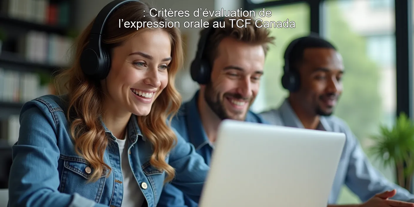 : Critères d’évaluation de l’expression orale au TCF Canada