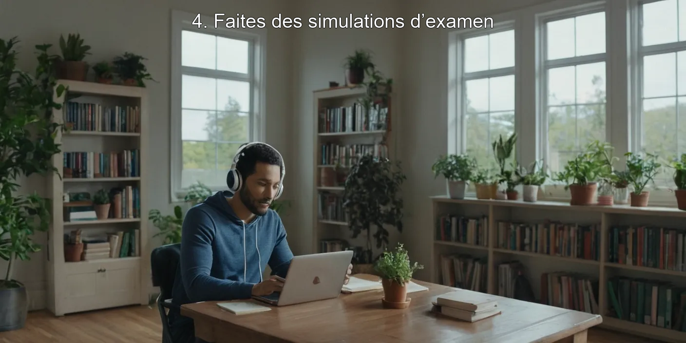 4. Faites des simulations d’examen