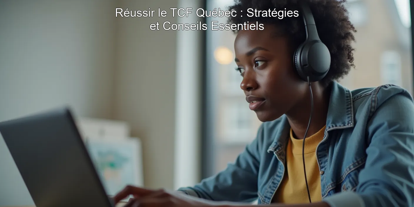Réussir le TCF Québec : Stratégies et Conseils Essentiels