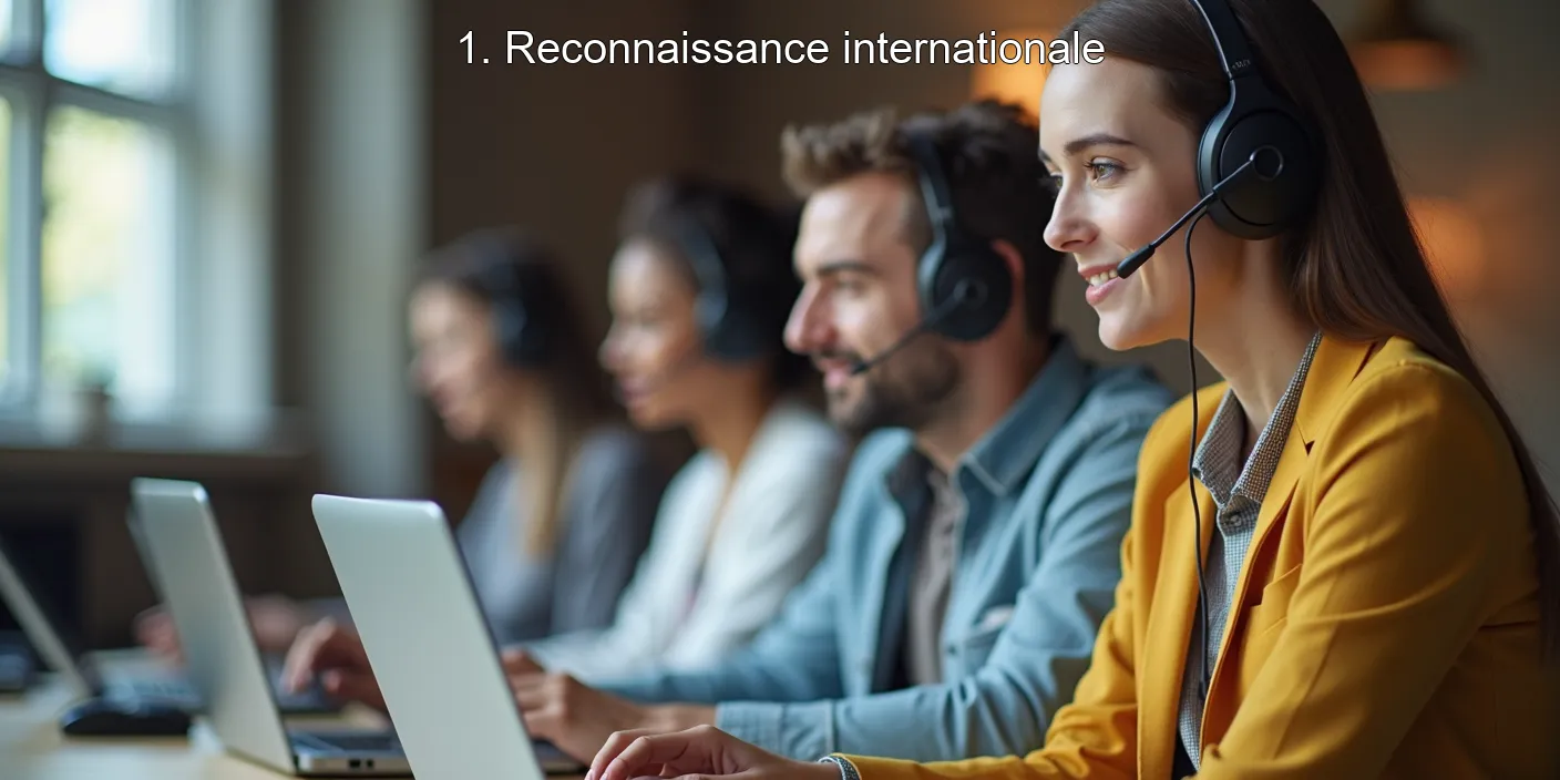 1. Reconnaissance internationale