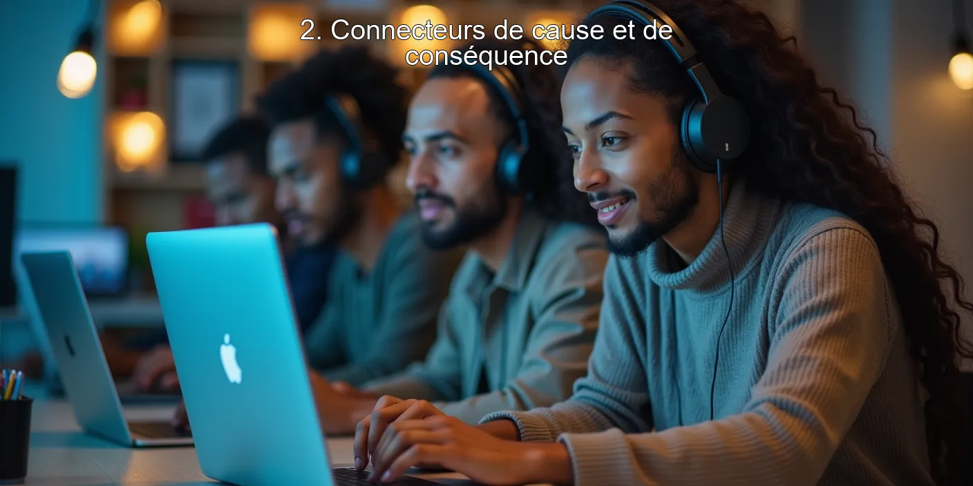 2. Connecteurs de cause et de conséquence