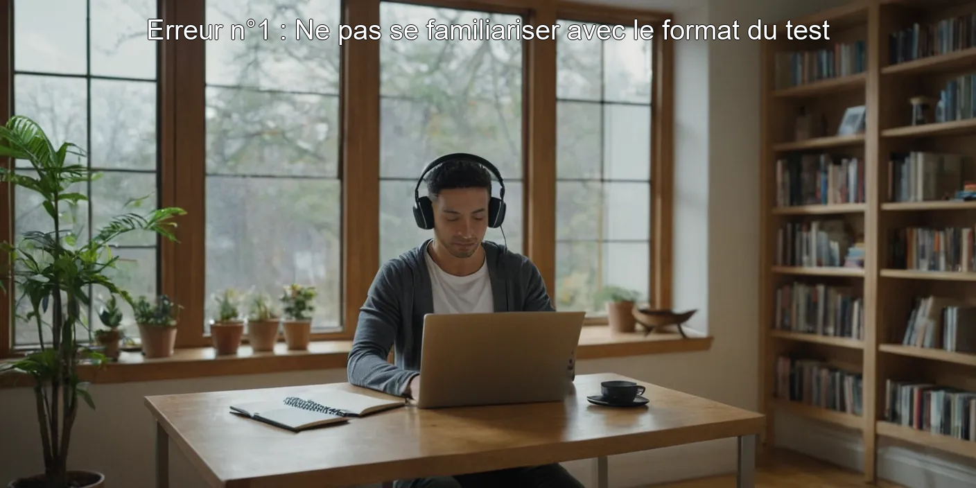 Erreur n°1 : Ne pas se familiariser avec le format du test