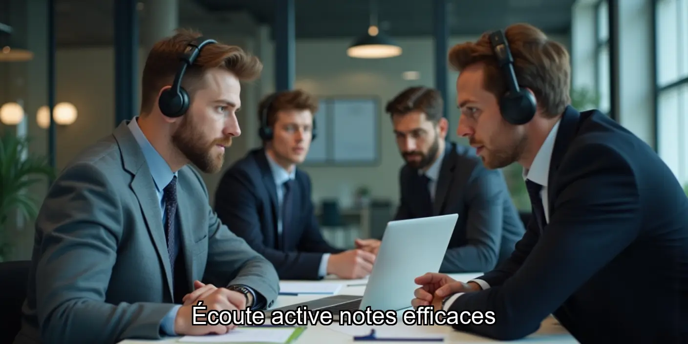 Techniques d’écoute active et de prise de notes