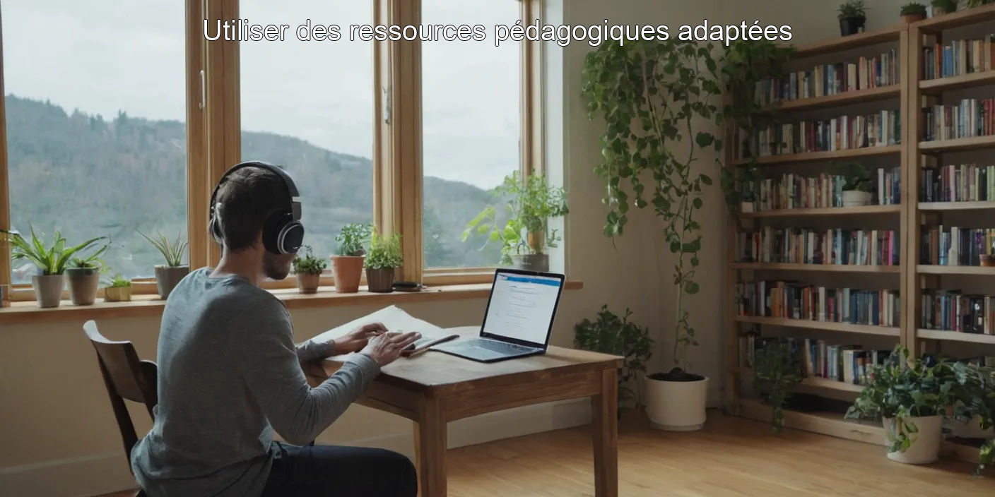 Utiliser des ressources pédagogiques adaptées