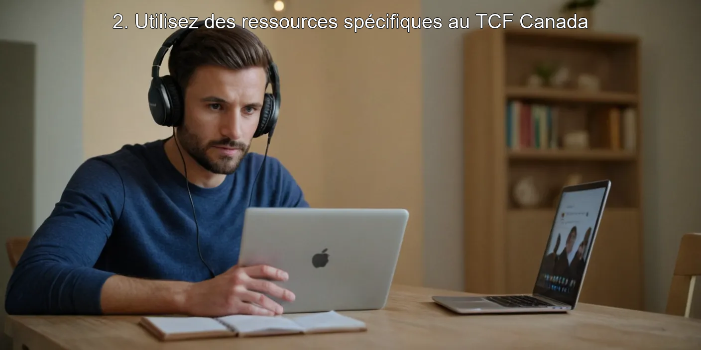 2. Utilisez des ressources spécifiques au TCF Canada
