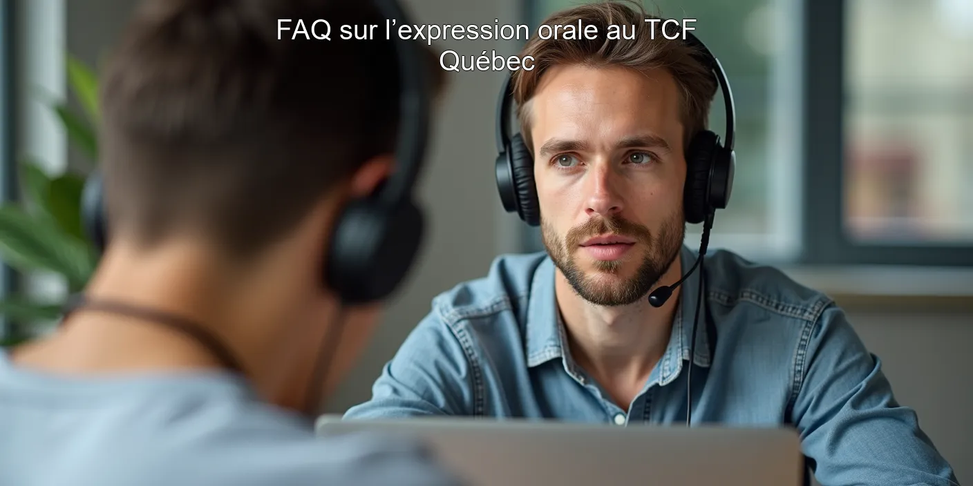 FAQ sur l’expression orale au TCF Québec