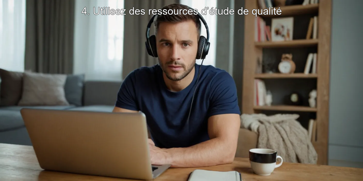 4. Utilisez des ressources d’étude de qualité