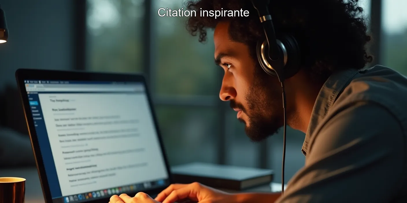 Citation inspirante