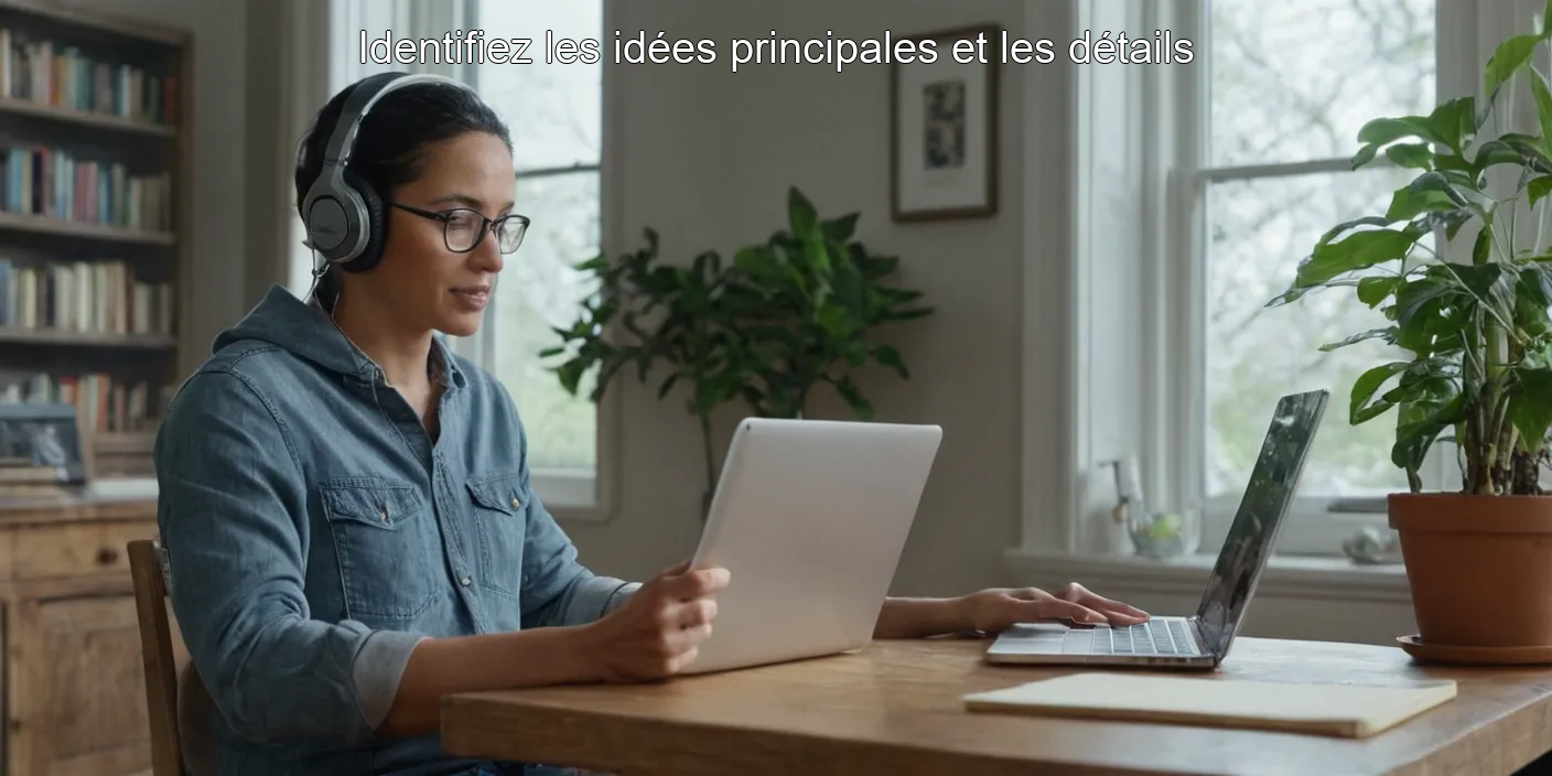 Identifiez les idées principales et les détails