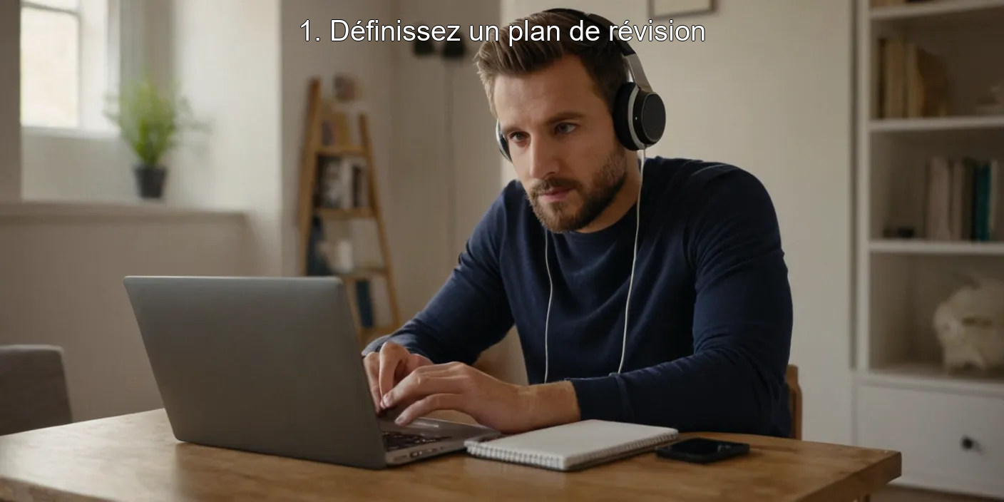 1. Définissez un plan de révision