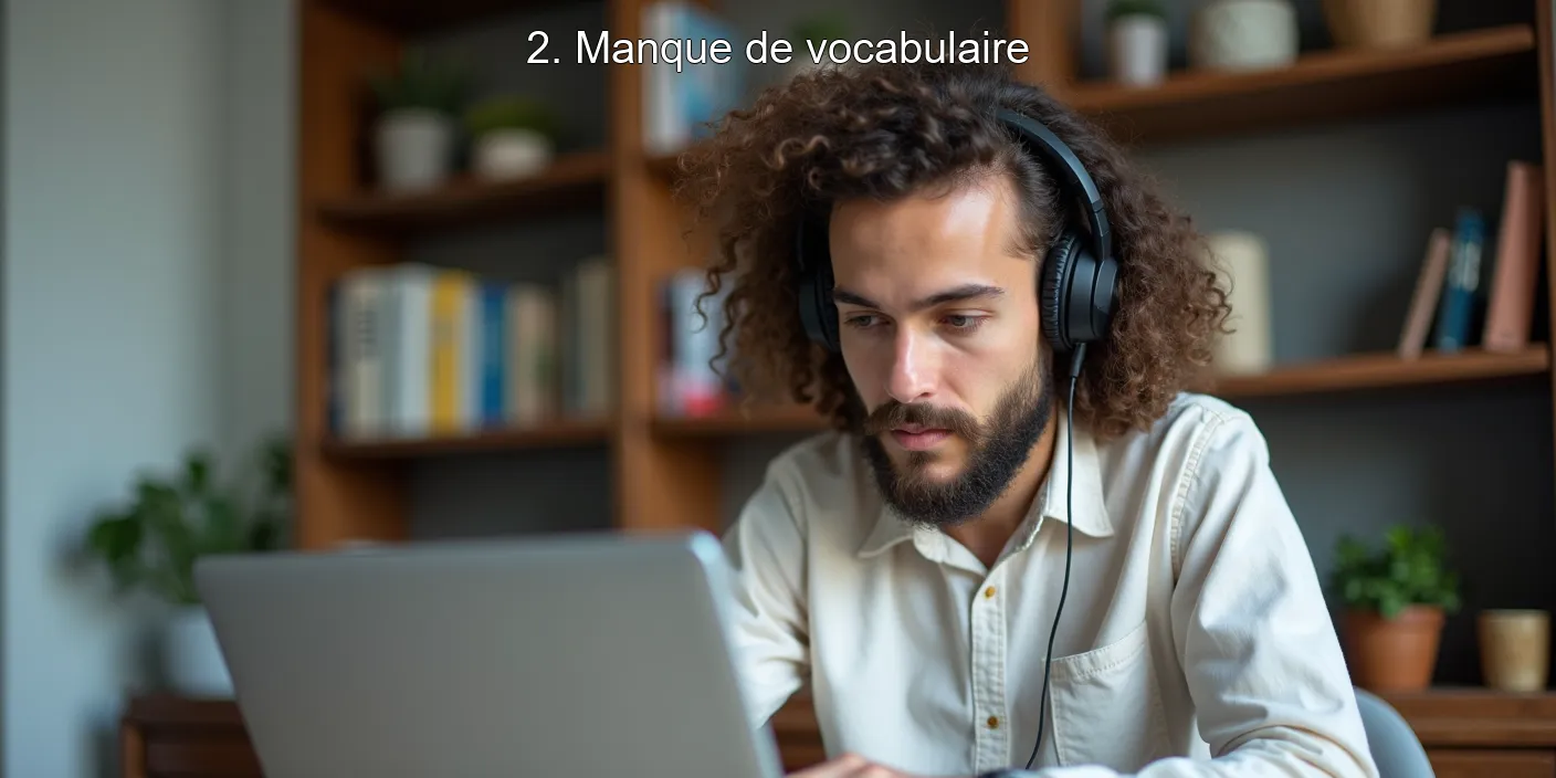 2. Manque de vocabulaire