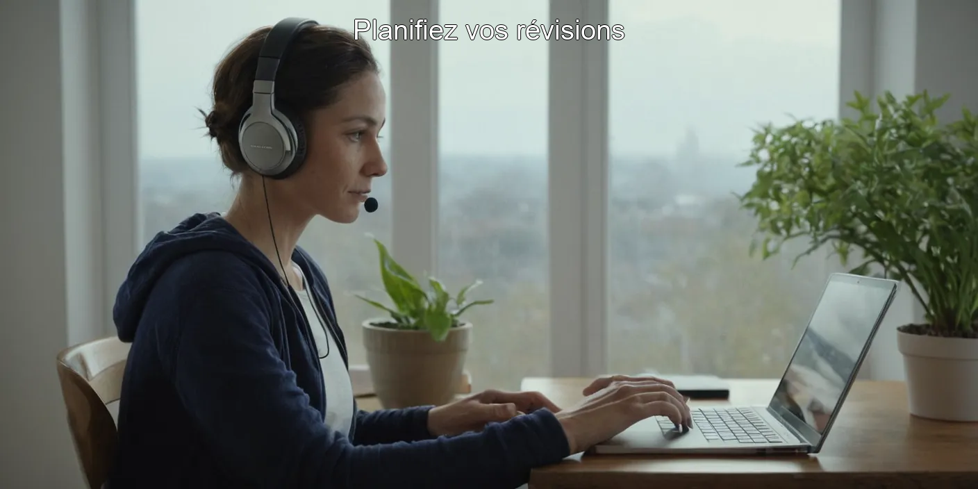 Planifiez vos révisions